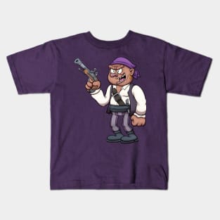 Pirate With Pistol Kids T-Shirt